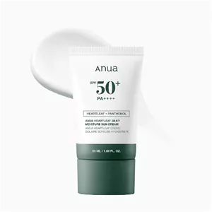 کرم ضد آفتاب مرطوب و ابریشمی آنوا با عصاره هارتلیف و پانتنول SPF50+ Anua Heartleaf Silky Moisture Sun Cream SPF50+ PA++++