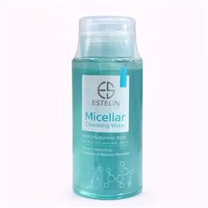 میسلار واتر پاک‌کننده و آبرسان استلین حاوی هیالورونیک اسید ESTELIN Micellar Cleansing Water with Hyaluronic Acid