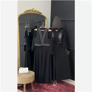 ست سارافون و جلیقه زنانه صوفیا مدل دو تیکه بوگاتی و مازراتی فریسایز