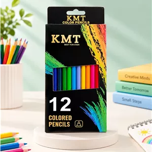 مداد رنگی 12 عددی کی ام تی kmt - قیمت پلکانی