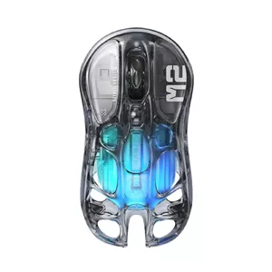 موس گیمینگ گراوا استار مدل GravaStar Mercury M2 - Transparent Black