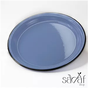زیر دستی 18 سانت لعابی صدف  (یک عددی)