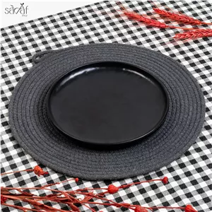 زیر دستی تخت 20 بلک ملامین (یک عددی)