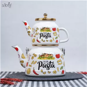 کتری و قوری لوله ای لعاب لایت ترکیه