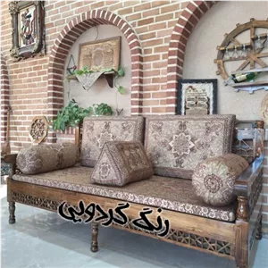 ست 6 تکه پشتی سنتی طرح الماس کامنا مدل 13112324