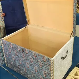 صندوق سنتی درب صاف ترمه. هزینه ارسال بصورت کامنا مدل 13109832