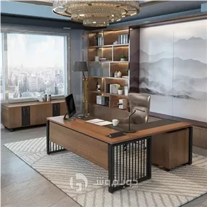 ست میز مدیریت با کردنزا مدل MT900-چوب فروش کامنا مدل 13125810
