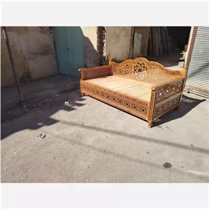 تخت سنتی منبت پایه خراطی کامنا مدل 13121692
