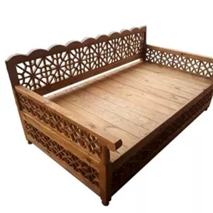 +تخت سنتی 2در یک نیمکت سنتی صندلی سنتی کامنا مدل 13121801