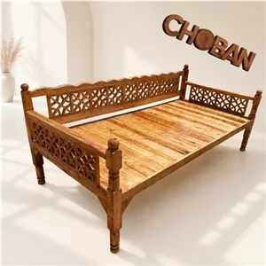 تخت سنتی در ابعاد مختلف رنگ پلی استر عسلی، کامنا مدل 13121891