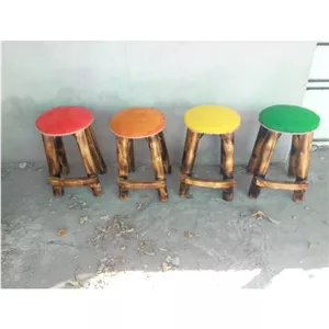 صندلی اپنی صندلی اپن جزیره اوپنی صندلی چهارپایه چوبی ارتفاع بلند کانتر بسته 10عددی کامنا مدل 13121479