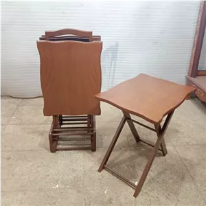 میز عسلی تاشو چهار تیکه چمدانی فروش به صورت نقد و اقساط چوب راش گرجستان ضمانت 36 ماهه بسیار شیک و زیبا کامنا مدل 13146225