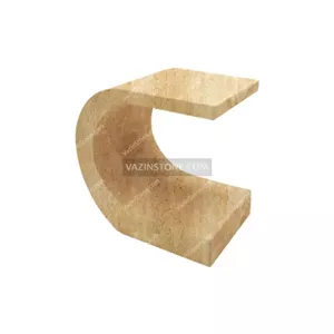 میز عسلی سنگی سیلورا کامنا مدل 13146658