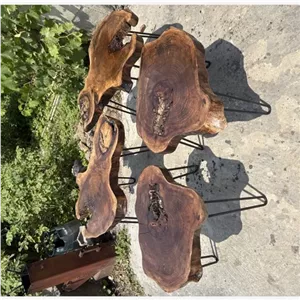 میز عسلی بزرگ گردو براق کامنا مدل 13147511