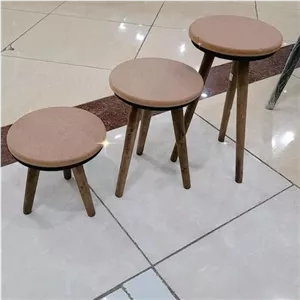 میز سه پایه گرد چوبی سه سایز کامنا مدل 13147559