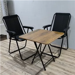 صندلی ساحلی و میز MDF ست 2 نفره کامنا مدل 13147716