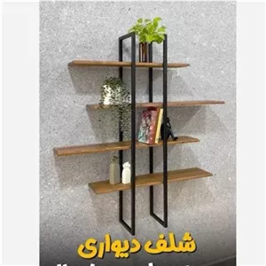 شلف دیواری ام دی اف کامنا مدل 13112523