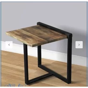 پاتختی میز عسلی کنارمبلی چوب و فلز کامنا مدل 13149677