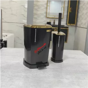 سطل و فرچه بتیس مدل نگین رنگ مشکی طلایی کامنا مدل 13141773