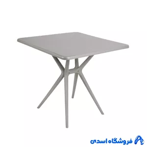میز باغی و ویلایی بابل مدل تیکا با صفحه مربع کامنا مدل 13150258