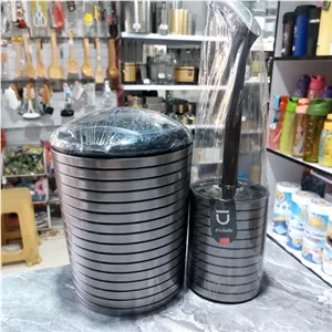 فرچه وسطل درب بادبزنی سرویس بهداشتی تایلندی کامنا مدل 13142605