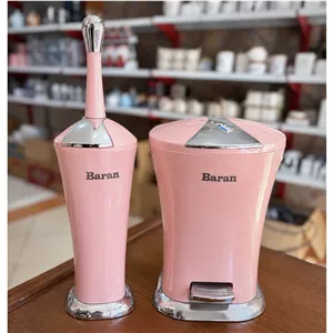 سطل پدالی و فرچه دستشویی باران طرح سارا کامنا مدل 13143183