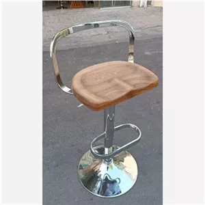 صندلی اپن ونهارخوری زیمر بدون پشتی دارای رنگ چوب و پایه مختلف کامنا مدل 13122983