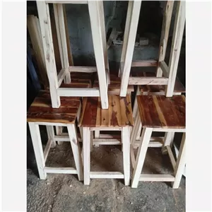 چهارپایه چوبی صندلی کافه صندلی اپن ارتفاع 70 استند چوب ارس کامنا مدل 13123015