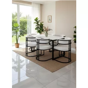شش نفره ماهک میز 80 160 کامنا مدل 13123764