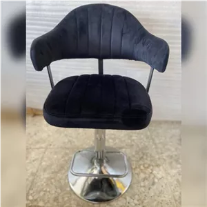 صندلی اپن جزیره کانتر بار پیشخوان مدل هوگو پایه کروم نقره ای مبلمان نوراس مدل 14109670
