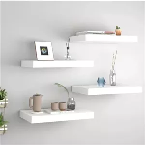شلف دیواری هایگلاس یک عدد60cm مبلمان نوراس مدل 14104979