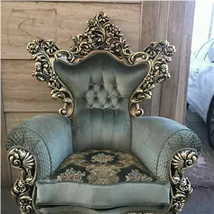 مبل استیل مدل گلریز چوب راش نشیمن7نفره و 9نفر ترکیب رنگ بندی چوب و پارچه به سلیقه مشتری انجام میشود مبلمان نوراس مدل 14112187