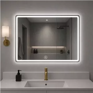 آینه بکلایت تاچلس سایز 70 50کد 03 مستطیل افقی مبلمان نوراس مدل 14142573