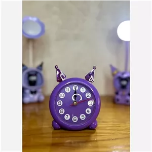 ساعت فانتزی رو میزی طرح کرومی بنفش مبلمان نوراس مدل 14133622