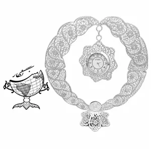 ساعت ملیله ،مدل گرد رومیزی، کد 2303 مبلمان نوراس مدل 14133956