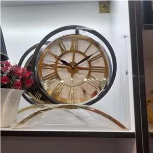 ساعت رومیزی فلزی مبلمان نوراس مدل 14134102