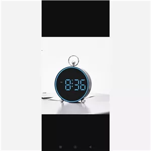 ساعت رومیزی زنگدار گرد LED مبلمان نوراس مدل 14134234