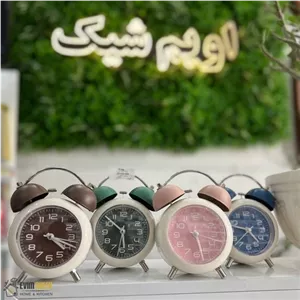 ساعت رومیزی فانتزی زنگ دار مبلمان نوراس مدل 14134396