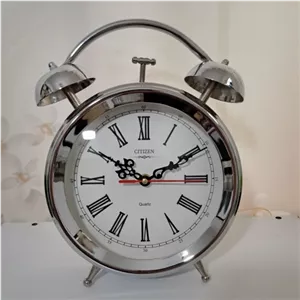 ساعت فلزی رومیزی طرح کلاسیک با موتور QUARTZ مبلمان نوراس مدل 14135130