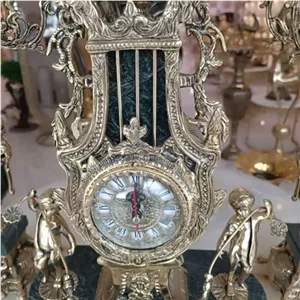 ساعت خروسی سبز برنجی مبلمان نوراس مدل 14135263