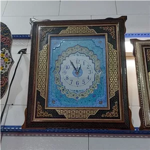 قاب ساعت خاتم کاری اعلا مبلمان نوراس مدل 14135402 