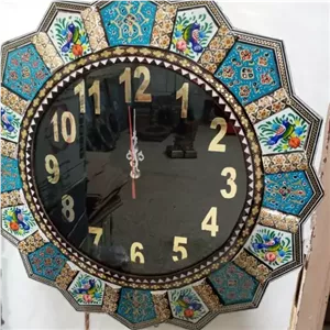 ساعت خورشید خاتم صفحه جیر مبلمان نوراس مدل 14135403 