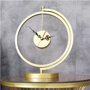 ساعت رومیزی فلزی مدرن کد H-146 مبلمان نوراس مدل 14135825