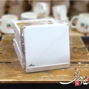 جادستمال توالت کوچک سفید فلاور مبلمان نوراس مدل 14145223