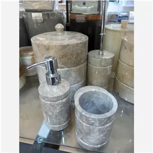 5پارچه سطل و فرچه سنگ طبیعی پرشین مبلمان نوراس مدل 14146797
