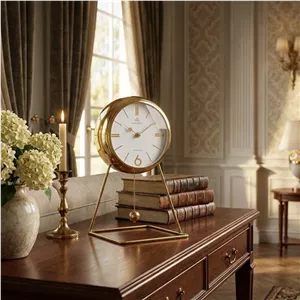 ساعت رومیزی شوبرت مدل 6014 GLD مبلمان نوراس مدل 14134350