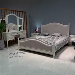 سرویس خواب دونفره ماهان کلاسیک جذاب مبلمان نوراس مدل 14118285