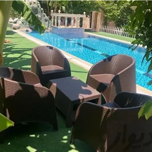 ست 4نفره مبل حصیری مبلمان باغی مبلمان نوراس مدل 14109648