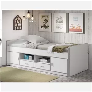 تخت خواب یک نفره کشودار تمام ام دی اف می باشد BL00173 مبلمان دیرا مدل 12100101