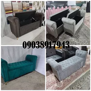 پاف صندوقی دسته دار.شزلون. مبلمان دیرا مدل 12108688